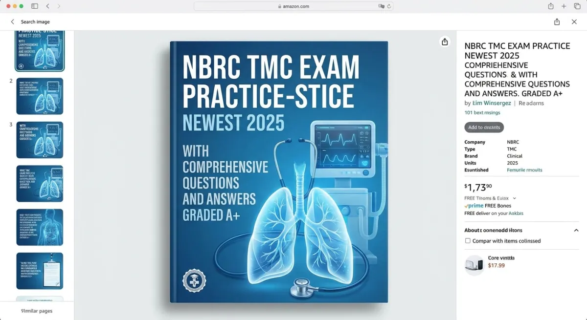 备考权威指南：2025版 NBRC TMC 呼吸治疗师认证考试全真题库解析